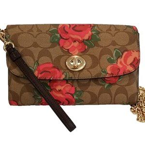 Signature Desert Tulip Print Chain Crossbody